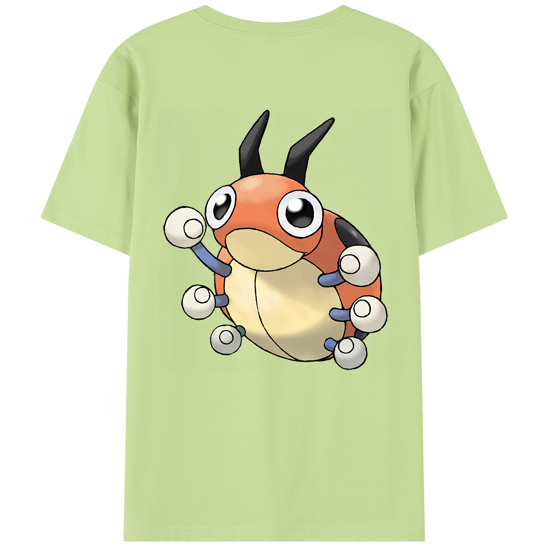 （画像用） ポケットモンスター Pokémon 綿100％半袖Tシャツ（背面プリント）